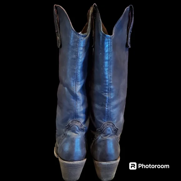 CORRAL BOOTS - Women's cowboy boot 8M - Brown -  Cross/Wings applique - Picture 7 of 11